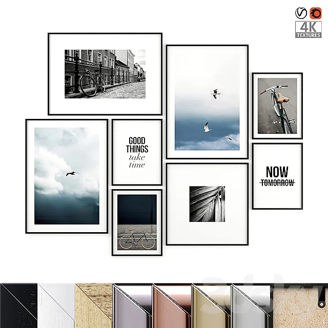 Photo frames 3D Model Photo frames 3D Model