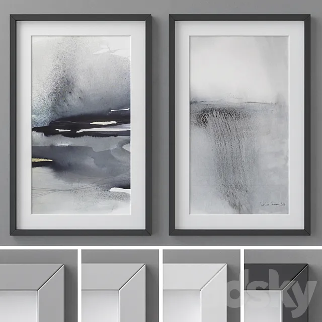 Photo Frames Set 273 3DModel