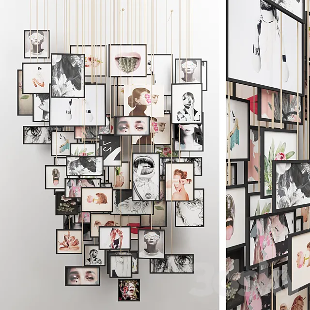 Photos installation 3D Model Photos installation 3D Model