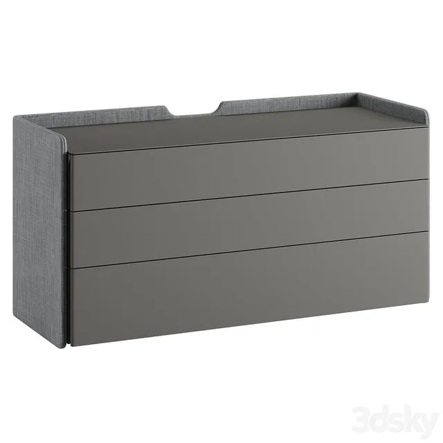 Pianca Chloe Chest of Drawers 3D Model Pianca Chloe Chest of Drawers 3D Model