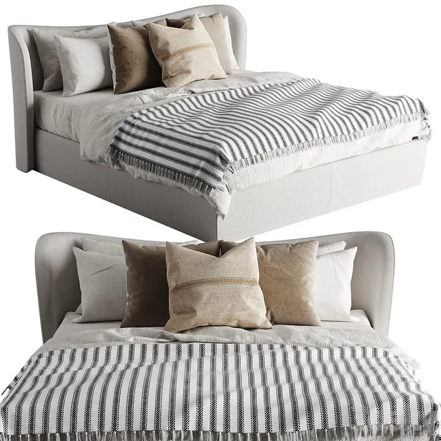 Pianca Embrace Bed 3D Model