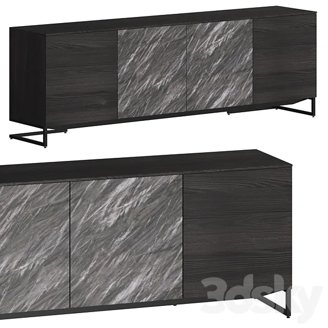 Pianca Grafica Sideboard 3D Model Pianca Grafica Sideboard 3D Model