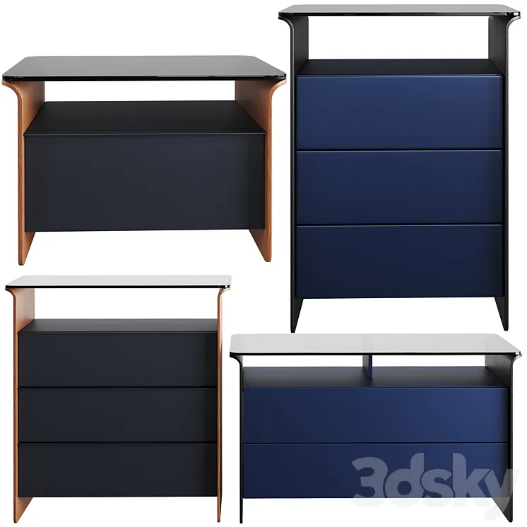 Pianca Nota Dresser 3D Model Free Download