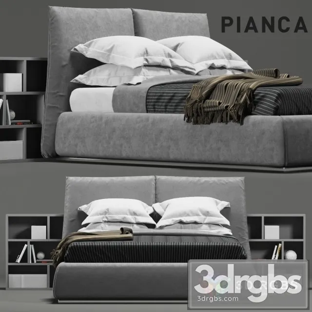 Pianca Oriente New Bed 3D Model Download Pianca Oriente New Bed 3D Model Download