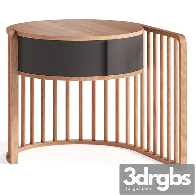Pianca Palu Bedside Table 3D Model Download