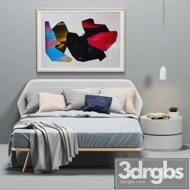 Pianca Trama Bed 3D Model Download Pianca Trama Bed 3D Model Download
