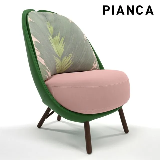 Pianca_Calatea armchair 3D Model