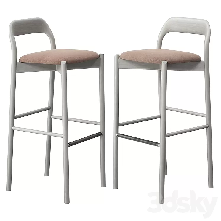 Piaval Earl barstool 3D Model Free Download