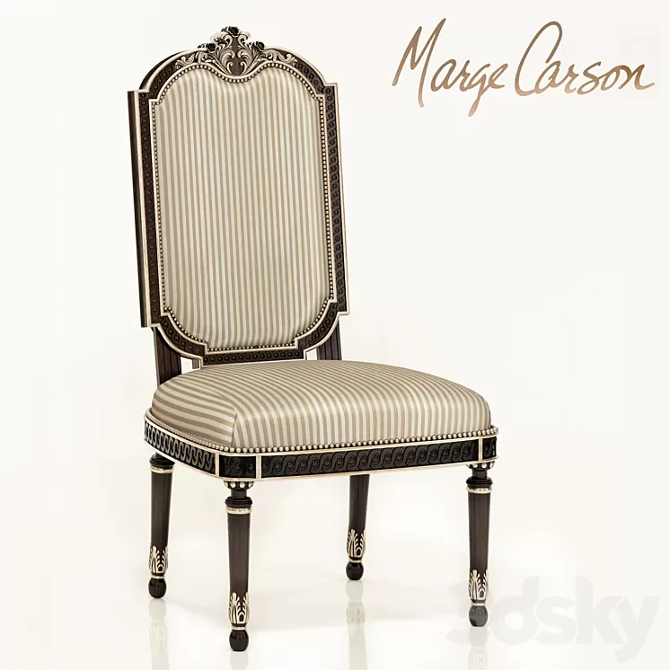 Piazza San Marco Side Chair \/ Marge Carson 3D Model Piazza San Marco Side Chair \/ Marge Carson 3D Model