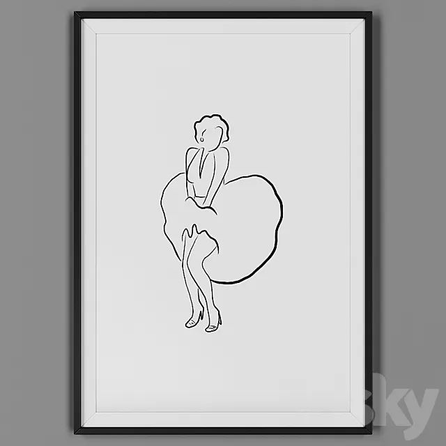 Picture frame 00030-43 3DModel