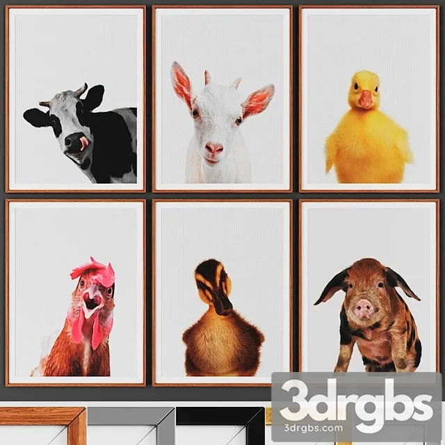 Picture frame set 00016-11 3D Model Download Picture frame set 00016-11 3D Model Download