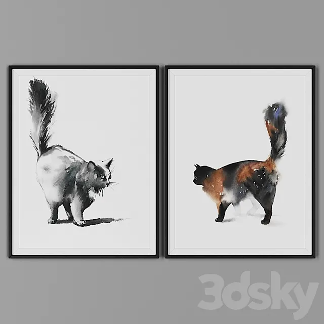 Picture frame set 00049-15 3D Model