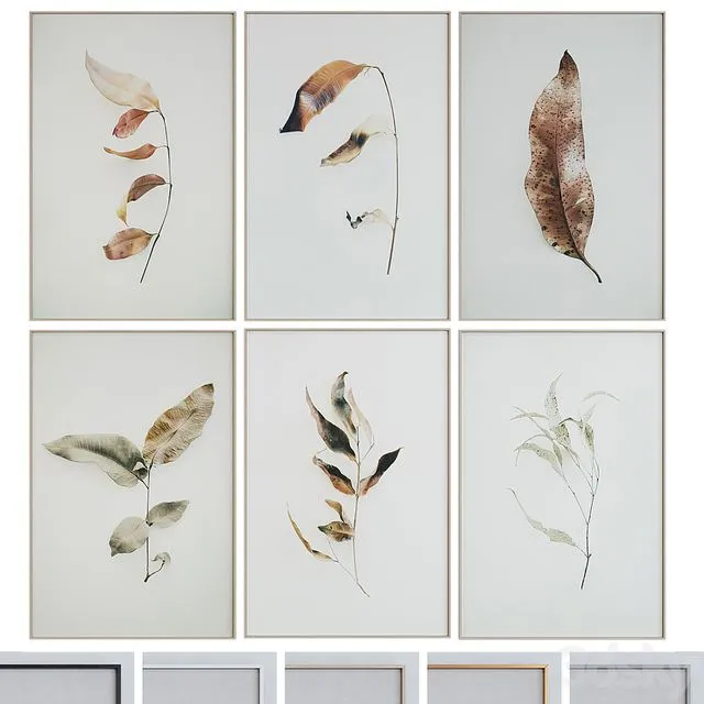 Picture Frame Set 1005 3D Model