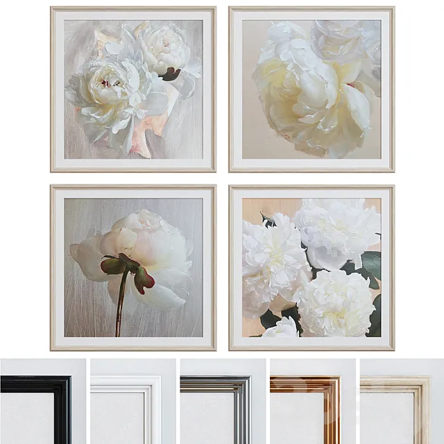 Picture Frame Set 103 3D Model