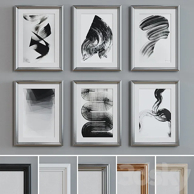 Picture Frame Set 26 3DModel