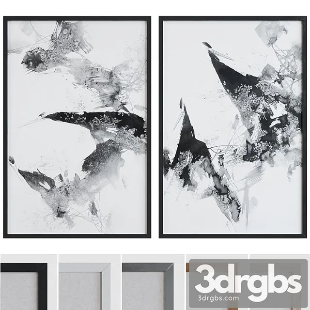 Picture Frame Set 286 3D Model Download Picture Frame Set 286 3D Model Download