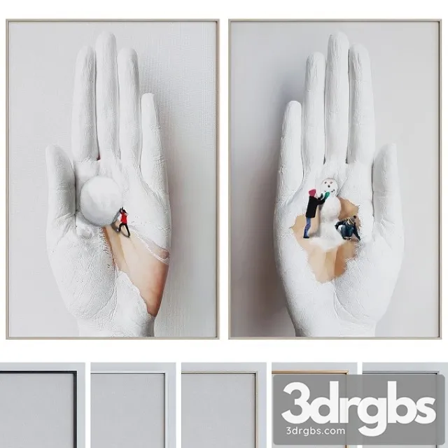 Picture Frame Set 59 3D Model Download Picture Frame Set 59 3D Model Download