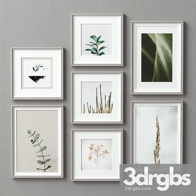 Picture frames set-100 3D Model Download Picture frames set-100 3D Model Download