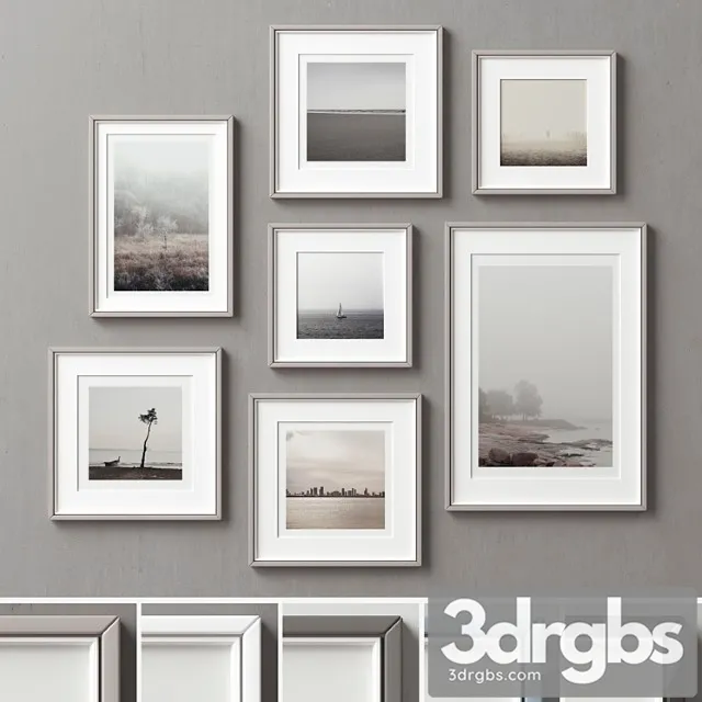 Picture Frames Set 141 3D Model Download Picture Frames Set 141 3D Model Download