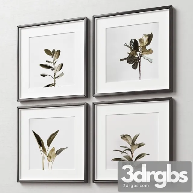 Picture Frames Set 278 3D Model Download Picture Frames Set 278 3D Model Download