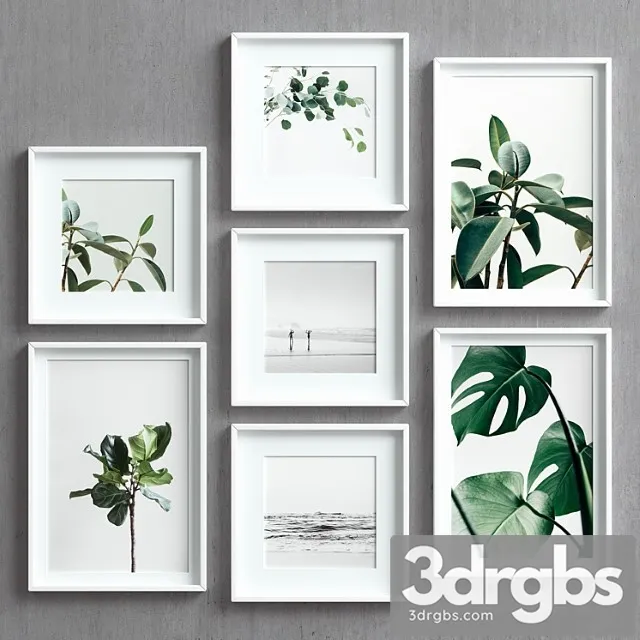 Picture frames set-29 3D Model Download Picture frames set-29 3D Model Download