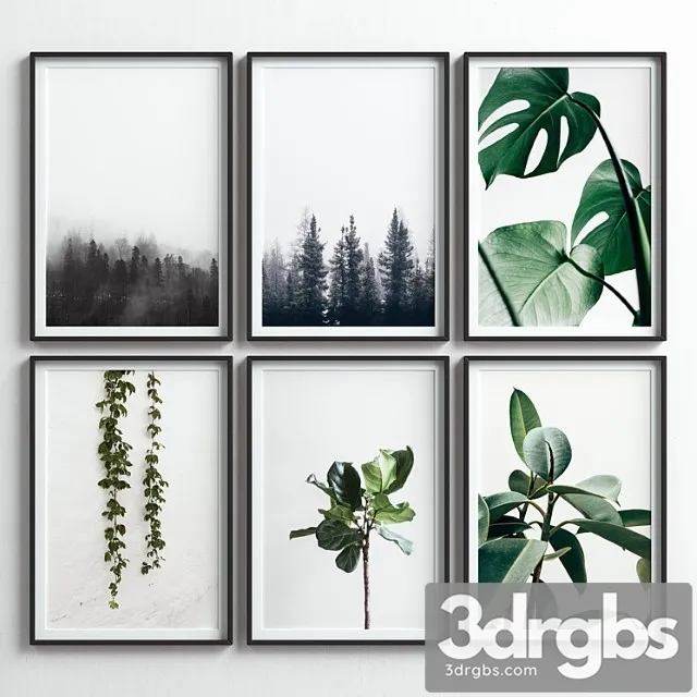 Picture frames set-47 3D Model Download Picture frames set-47 3D Model Download