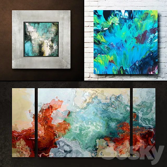 Picture in the frame. Collection 129 3D Model Picture in the frame. Collection 129 3D Model