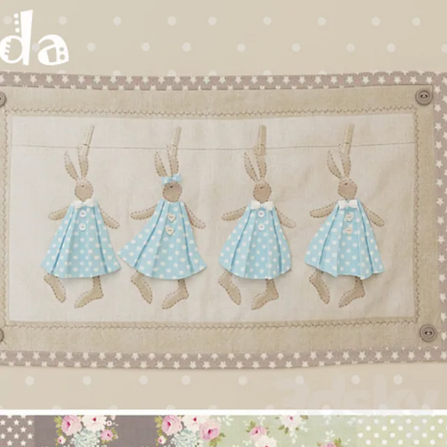 Picture Of Hares 3DModel Picture Of Hares 3DModel