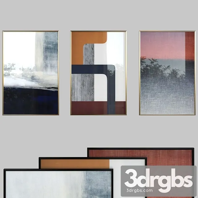 Picture On Canvas With Frame 025 3D Model Download Picture On Canvas With Frame 025 3D Model Download