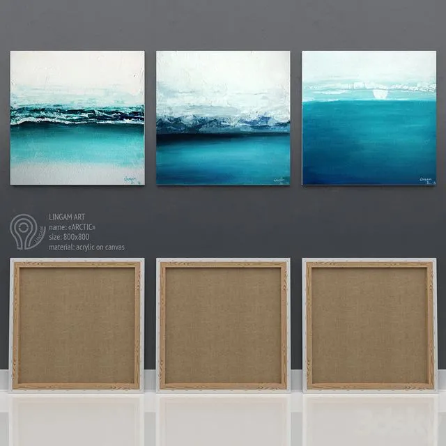 Picture. Series Arctic by LINGAM ART 3D Model Picture. Series Arctic by LINGAM ART 3D Model