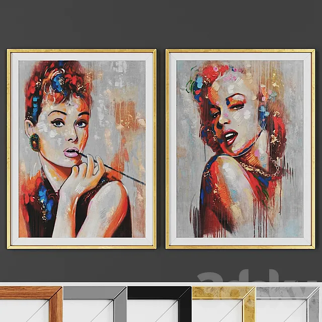 Picture set 000135 3DModel Picture set 000135 3DModel