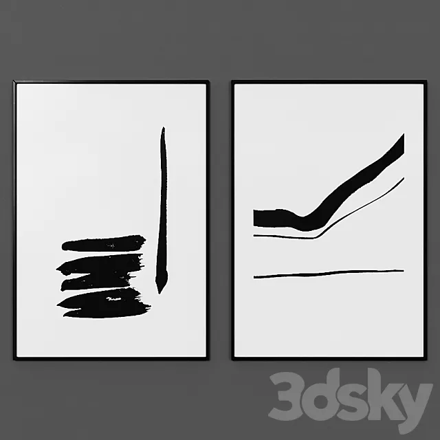 Picture set 00045 3D Model Picture set 00045 3D Model