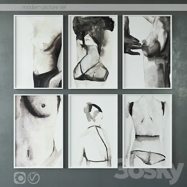 Picture set 2 3D Model Picture set 2 3D Model