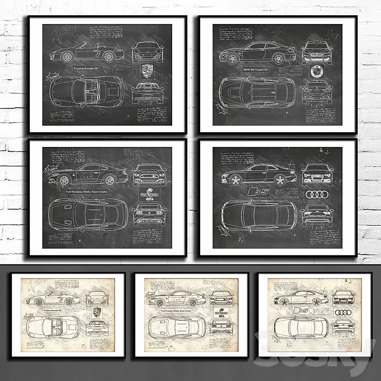 Pictures 282 3D Model