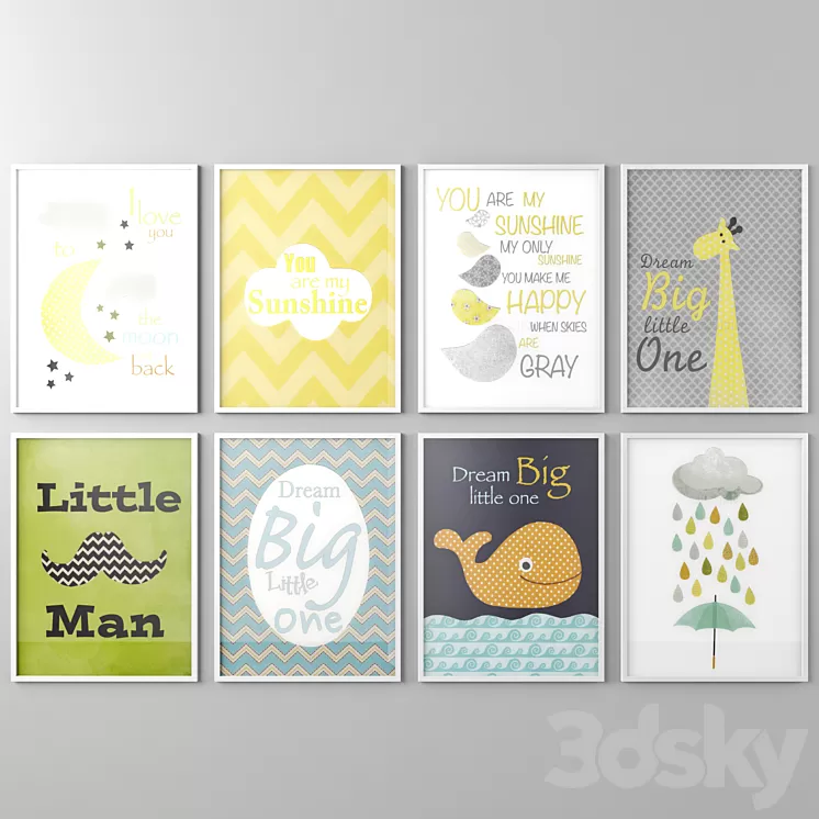 Pictures of the nursery 3D Model