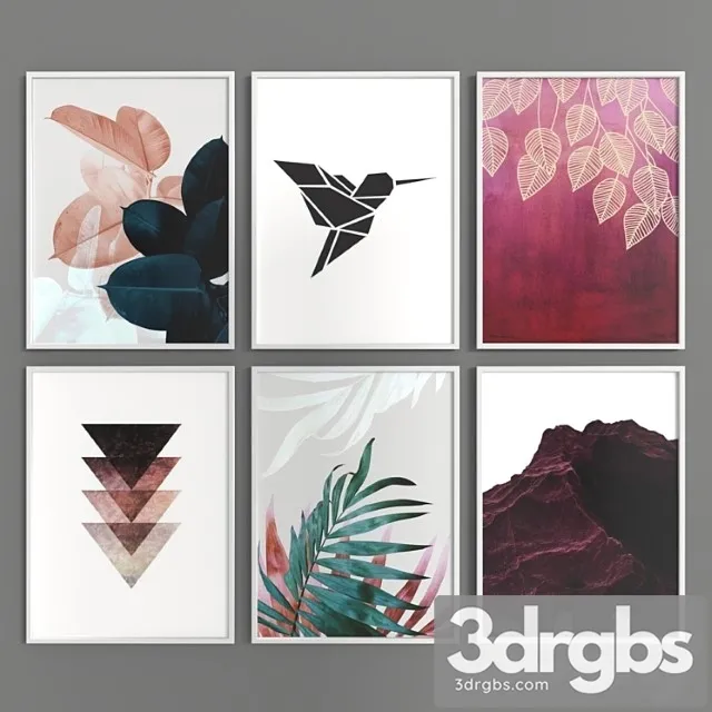 Pictures Set Vol 2 3D Model Download