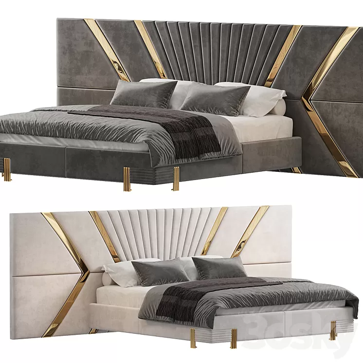 Piero Bed Beds 3D Model Free Download