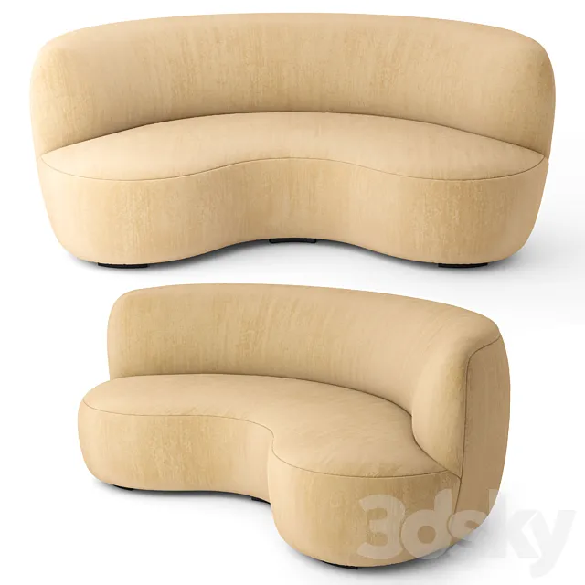 Pierre Augustin Rose 190 Sofa 3D Model Pierre Augustin Rose 190 Sofa 3D Model