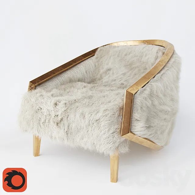 Pierre collection KOKOON CLUB CHAIR 3D Model