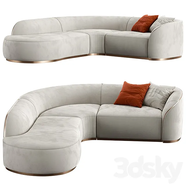 PIERRE G SECTIONAL SOFA 3DModel PIERRE G SECTIONAL SOFA 3DModel
