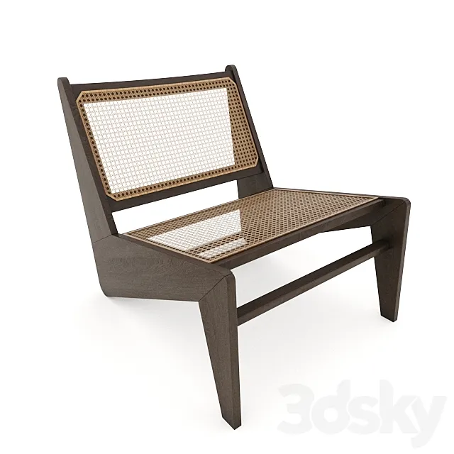 Pierre Jeanneret Kangaroo Chair 3DModel
