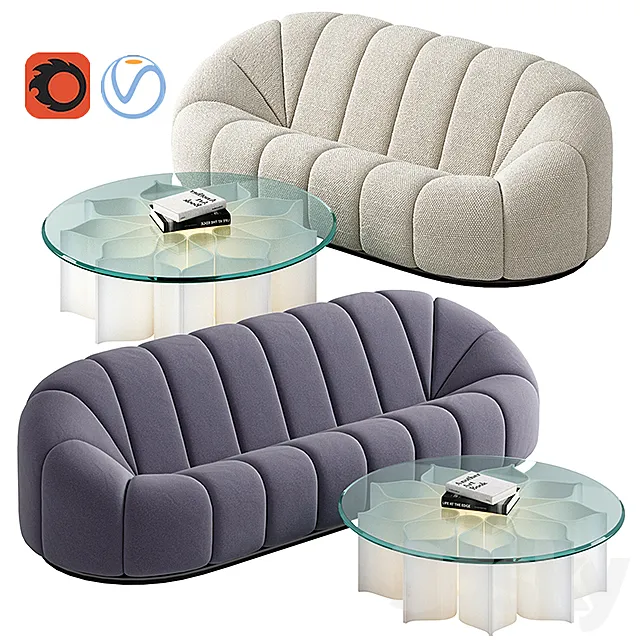 Pierre Paulin Canape Alpha 3DModel