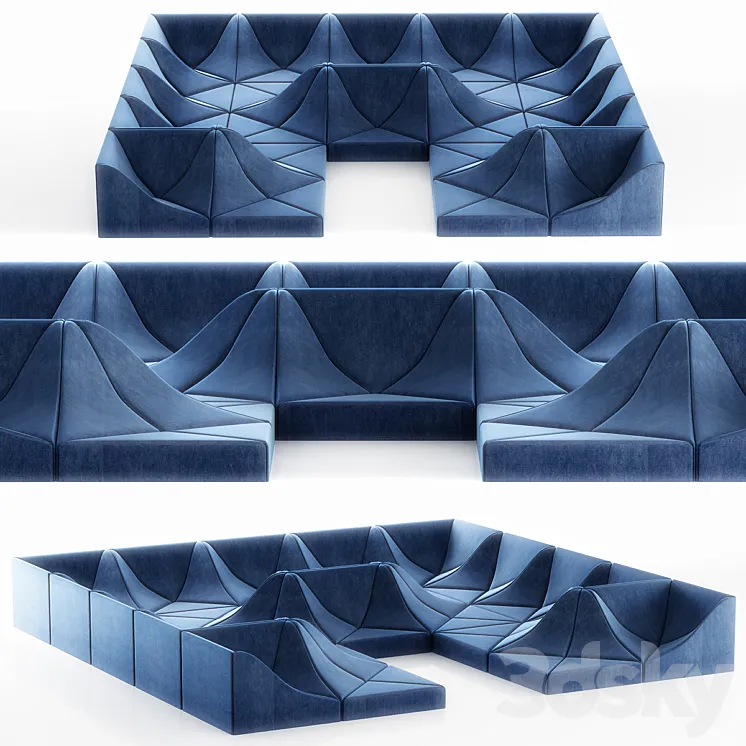 Pierre Paulin Exhibit at Galerie Perrotin 3D Model Free Download Pierre Paulin Exhibit at Galerie Perrotin 3D Model Free Download