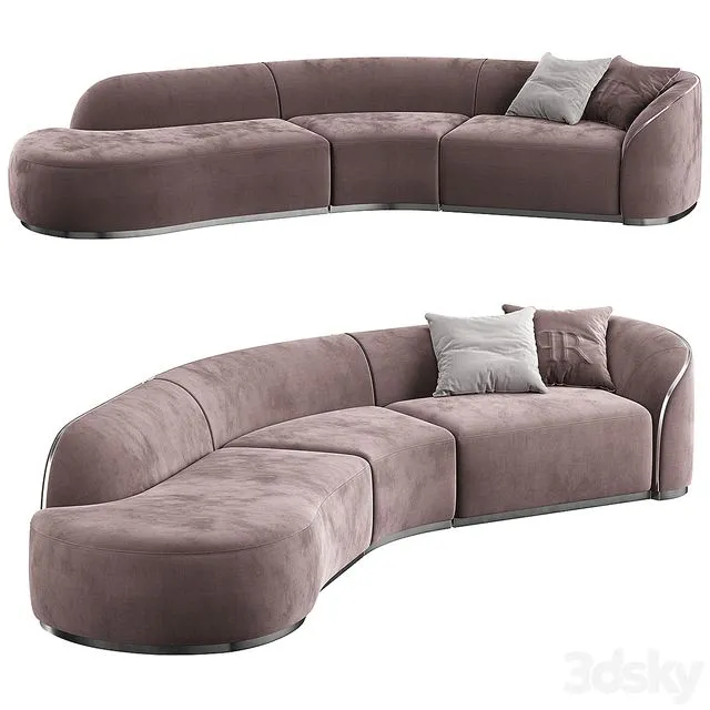 PIERRE S SECTIONAL SOFA 3D Model PIERRE S SECTIONAL SOFA 3D Model