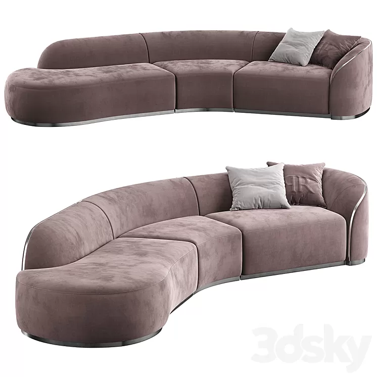 PIERRE S SECTIONAL SOFA 3D Model Free Download