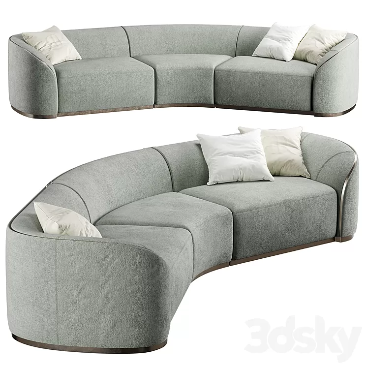 PIERRE SECTIONAL SOFA 3D Model Free Download