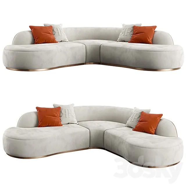 PIERRE SOFA W 3DModel PIERRE SOFA W 3DModel