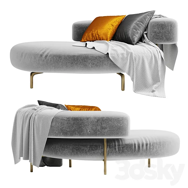 Piet Boon Ella Sofa Longchair 3DModel Piet Boon Ella Sofa Longchair 3DModel