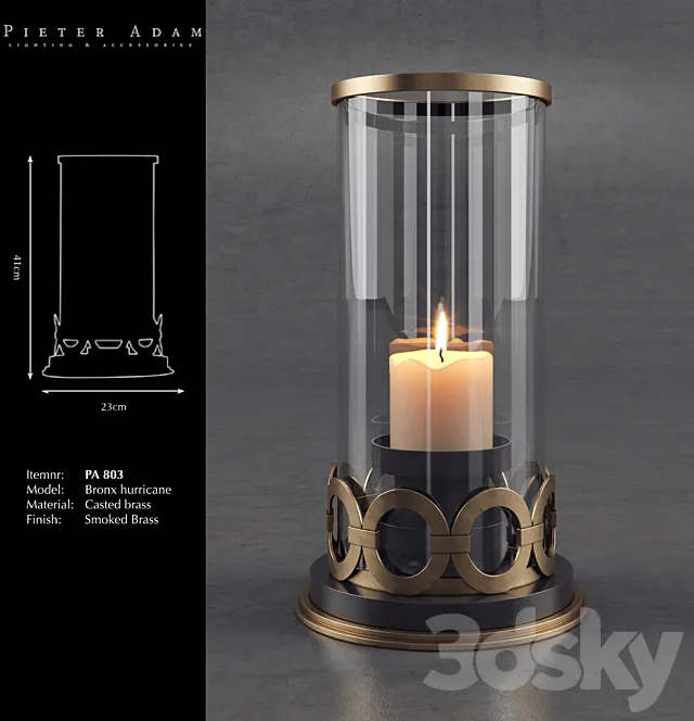 Pieter Adam Bronx Hurricane PA 803 3D Model Pieter Adam Bronx Hurricane PA 803 3D Model