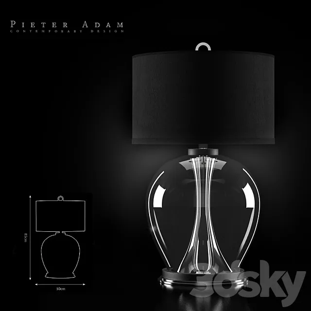 Pieter Adam ROSEDALE PA 822 3D Model
